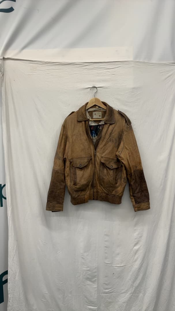 Jofama Trend Brown Leather Jacket