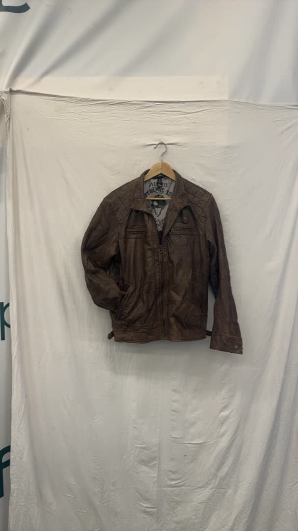 Aviatrix Brown Leather Jacket