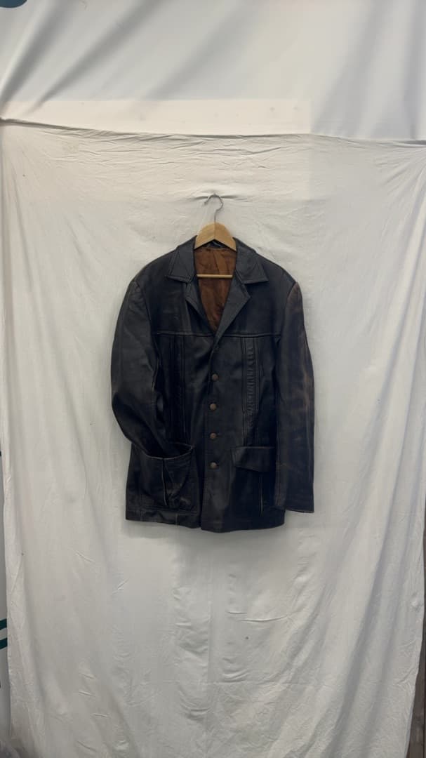 Vintage Unknown Black Leather Jacket