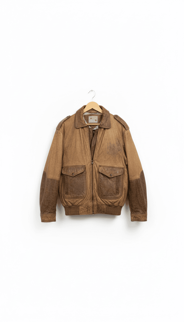 Jofama Trend Brown Leather Jacket