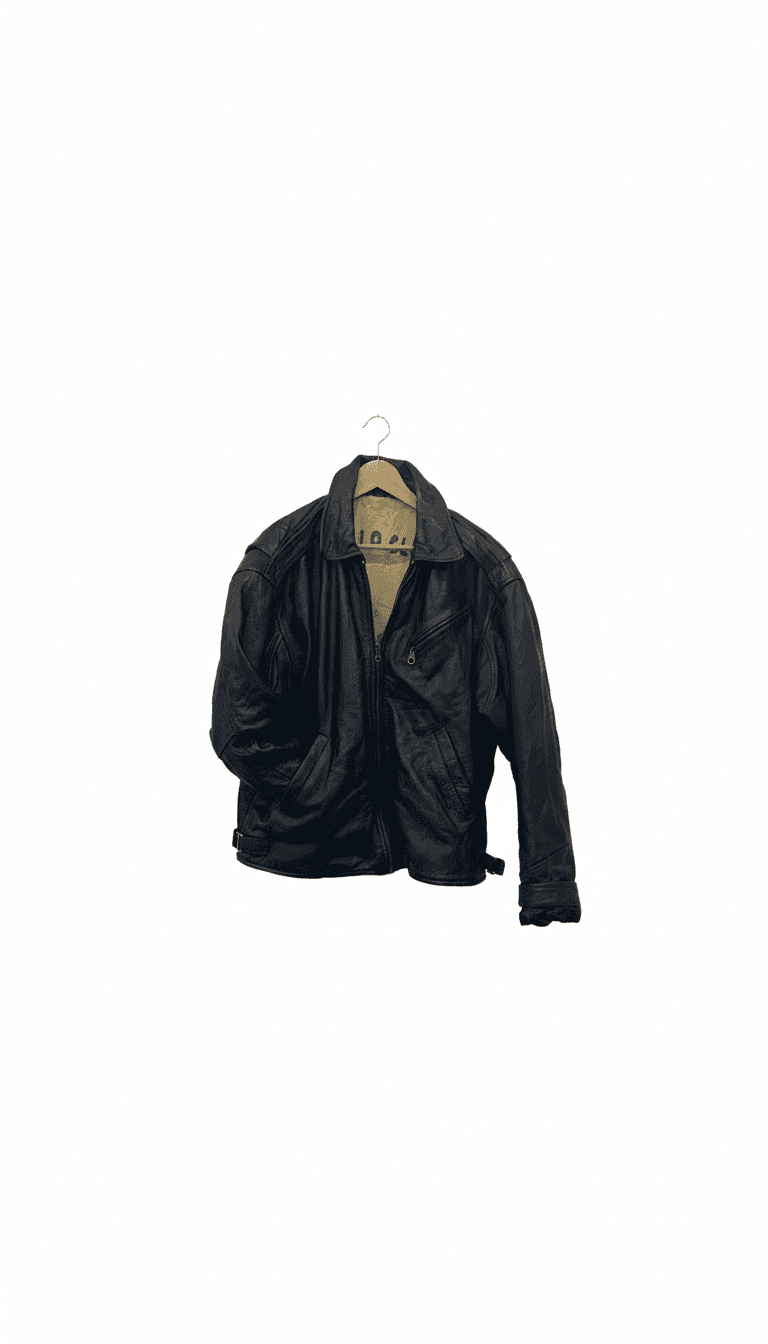 Rollo Club Black Leather Jacket