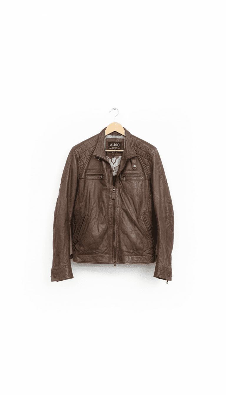 Aviatrix Brown Leather Jacket