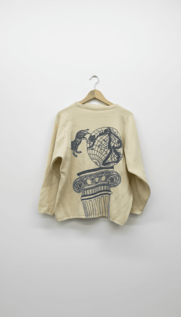 100% Lambswool Sweater designed by Bik Bok