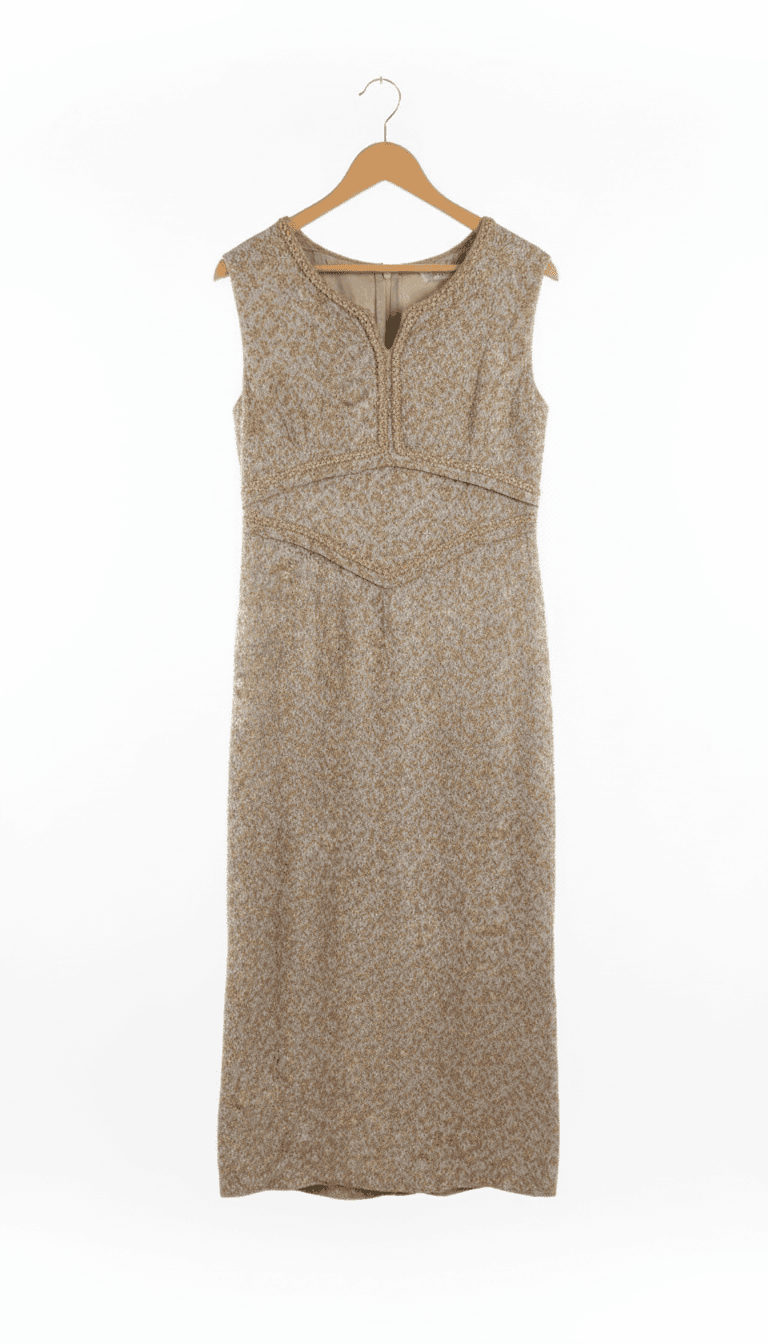 Vintage Sleeveless Sheath Dress