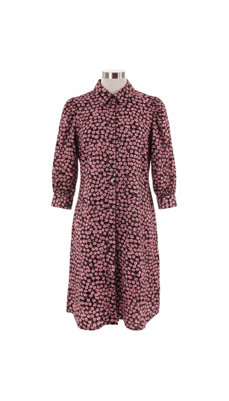 Pink Floral Mini Dress