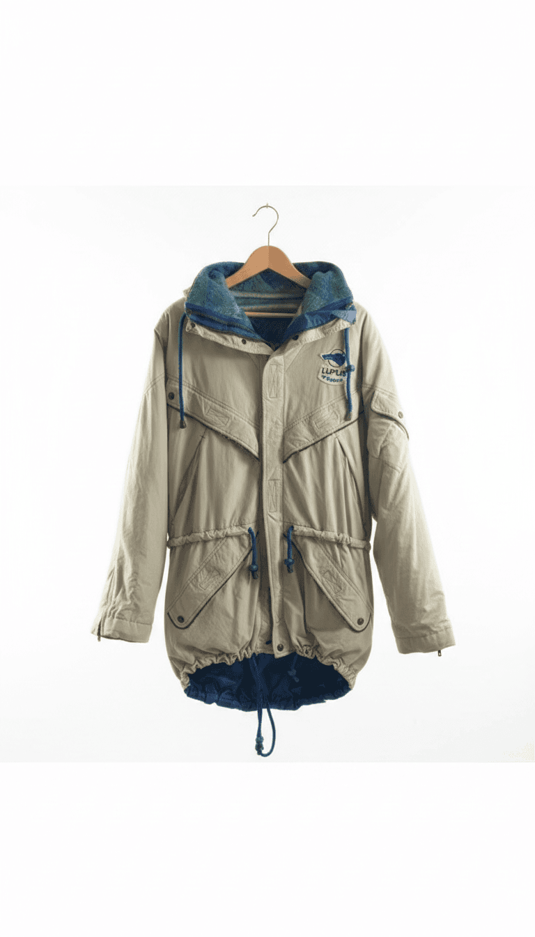 Vintage Beige Winter Parka