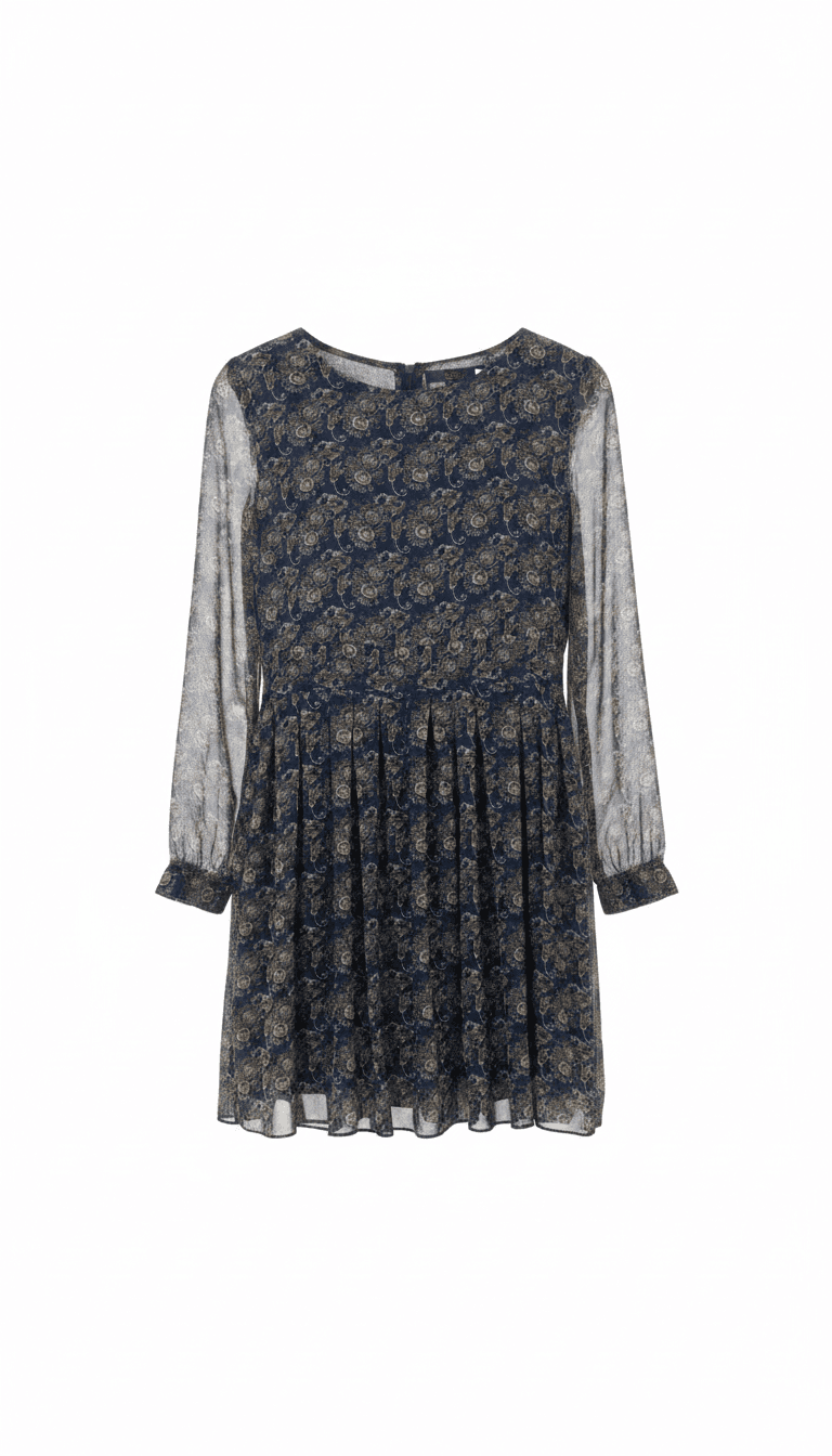 Floral Long Sleeve Dress